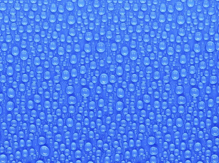 Framed Print : Water Drop Smileys Print Framed Print : Water Drop Smileys Print