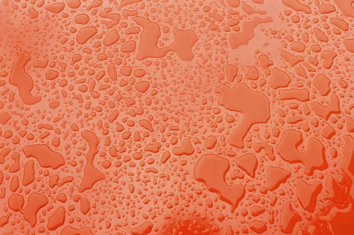 Framed Print : Water Drops on Red Background Print Framed Print : Water Drops on Red Background Print
