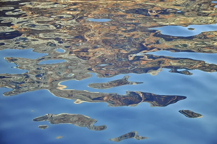 Framed Print : Water Reflection Print - Abstract Water Scene Framed Print : Water Reflection Print - Abstract Water Scene
