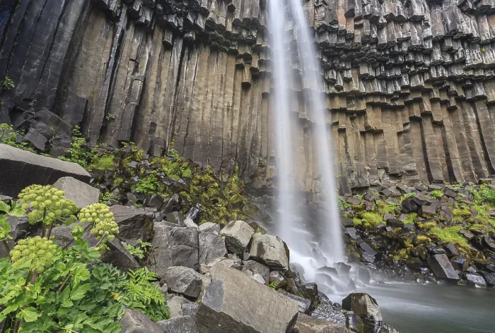 Framed Print : Svartifoss Waterfall Print, Iceland Framed Print : Svartifoss Waterfall Print, Iceland