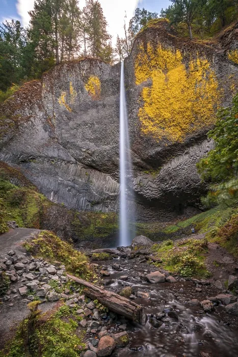 Framed Print : Latourell Falls Print, Oregon, USA