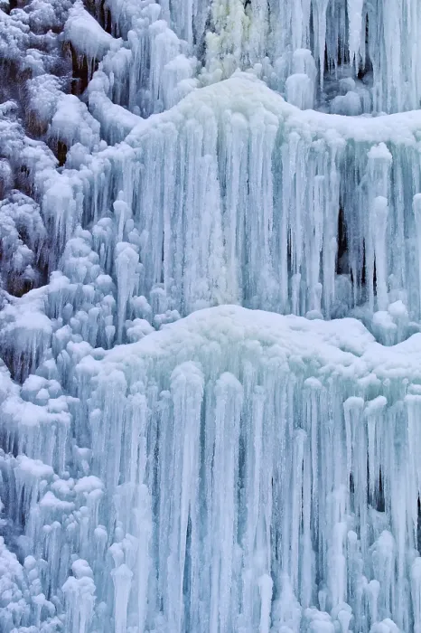Framed Print : Frozen Waterfall Print - Icy Scene in Austria Framed Print : Frozen Waterfall Print - Icy Scene in Austria