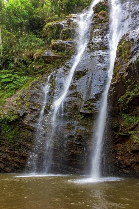 Framed Print : Waterfall in Minas Gerais, Brazil Print Framed Print : Waterfall in Minas Gerais, Brazil Print