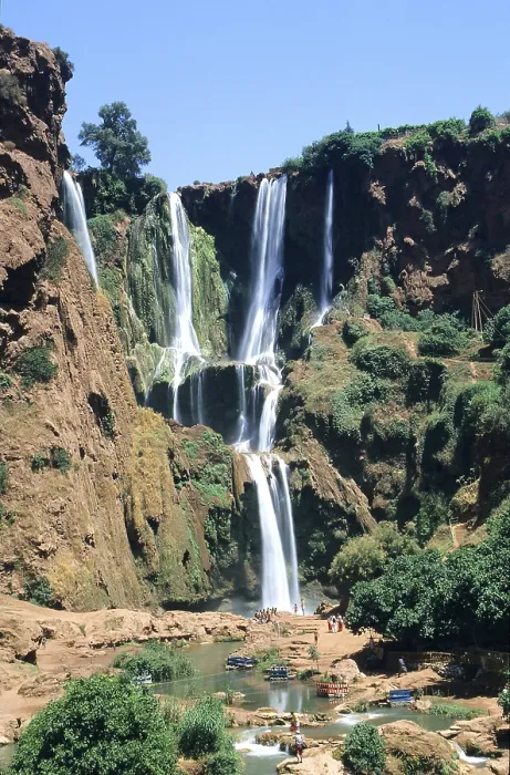Framed Print : Waterfall in Morocco Print Framed Print : Waterfall in Morocco Print