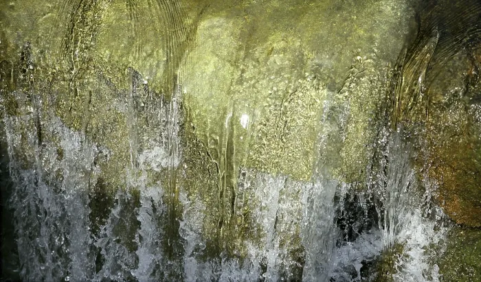 Framed Print : Waterfall River Texture Print - Green Algae Background Framed Print : Waterfall River Texture Print - Green Algae Background