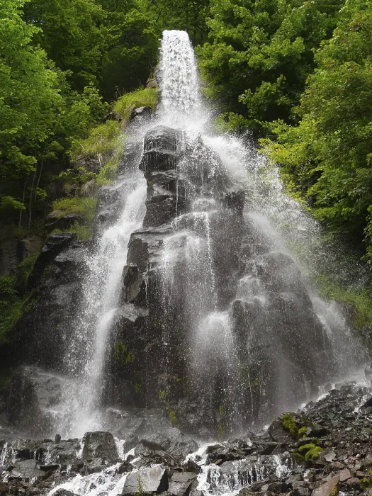 Framed Print : Waterfall in Trusetal Print Framed Print : Waterfall in Trusetal Print