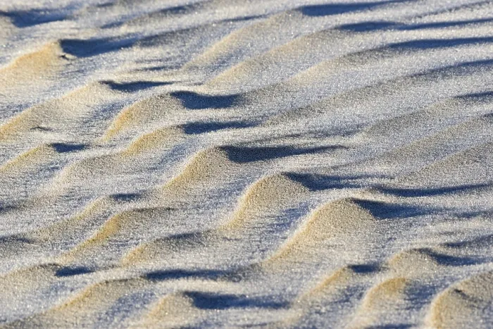 Framed Print : Wave-like structures, ripple in the sand Print, Norderney Framed Print : Wave-like structures, ripple in the sand Print, Norderney