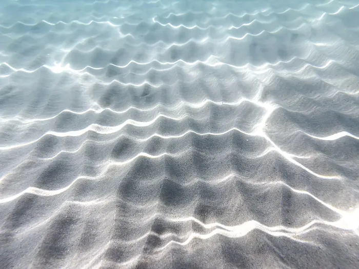 Framed Print : Wave Patterns Print - Calm Sandy Bottom Framed Print : Wave Patterns Print - Calm Sandy Bottom