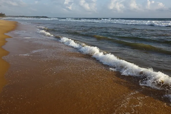 Framed Print : Wave Surging on Sand Beach Print Framed Print : Wave Surging on Sand Beach Print