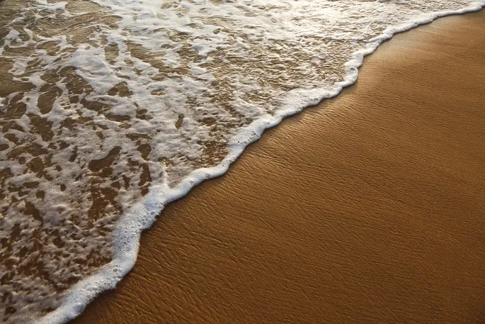 Framed Print : Wave Surging on Sand Beach Print Framed Print : Wave Surging on Sand Beach Print