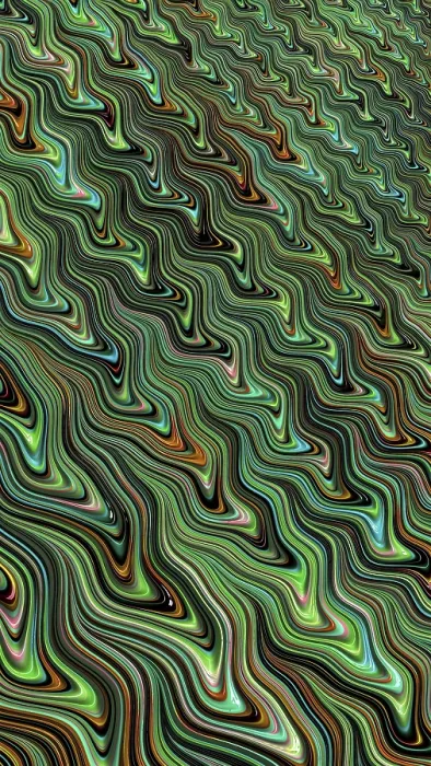 Framed Print : Wavy Fractal Print - Digital Art Background Framed Print : Wavy Fractal Print - Digital Art Background