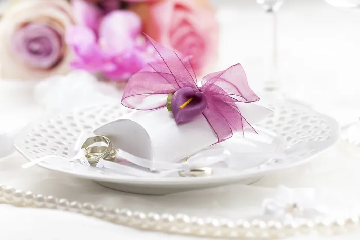 Framed Print : Wedding Place Setting Print with Gift Framed Print : Wedding Place Setting Print with Gift