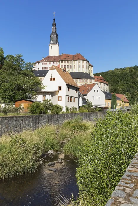 Framed Print : Weesenstein Castle Print, Saxony, Germany Framed Print : Weesenstein Castle Print, Saxony, Germany