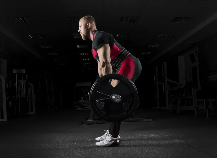 Framed Print : The Weightlifter Performs a Deadlift Exercise Print Framed Print : The Weightlifter Performs a Deadlift Exercise Print