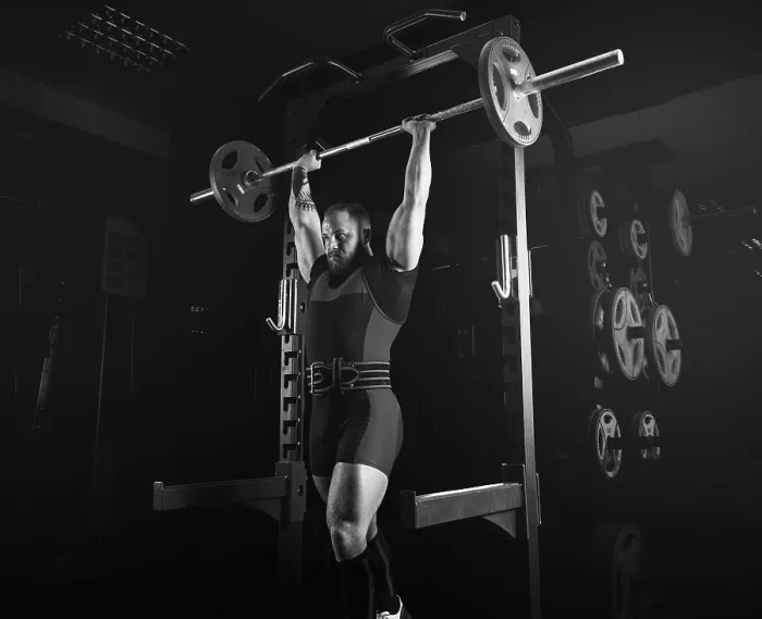 Framed Print : Weightlifter Raises Barbell Above His Head Print Framed Print : Weightlifter Raises Barbell Above His Head Print