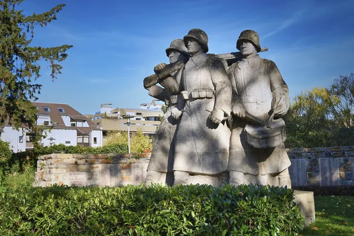 Framed Print : Weinheim, Germany: War Monument Print Framed Print : Weinheim, Germany: War Monument Print