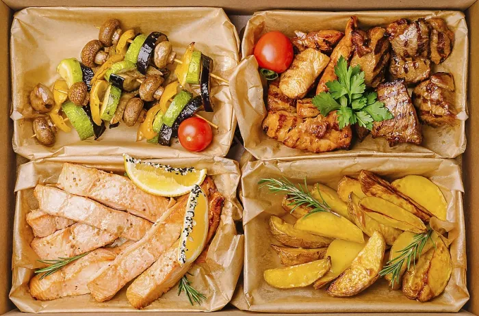 Framed Print : A Well-Balanced Catering Box Print Framed Print : A Well-Balanced Catering Box Print