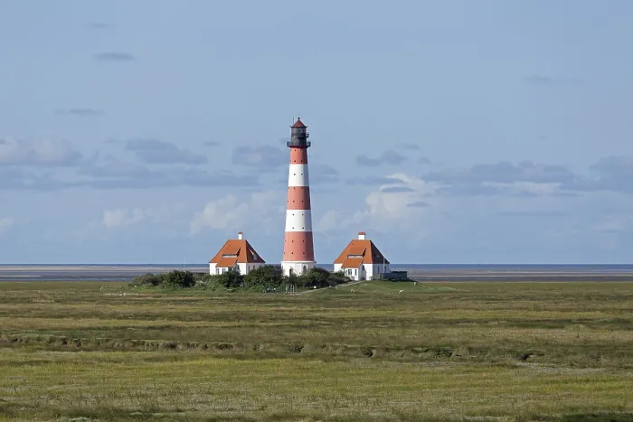 Framed Print : Westerhever Lighthouse Print, Schleswig-Holstein, Germany Framed Print : Westerhever Lighthouse Print, Schleswig-Holstein, Germany