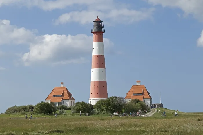Framed Print : Westerhever Lighthouse Print, Schleswig-Holstein, Germany Framed Print : Westerhever Lighthouse Print, Schleswig-Holstein, Germany