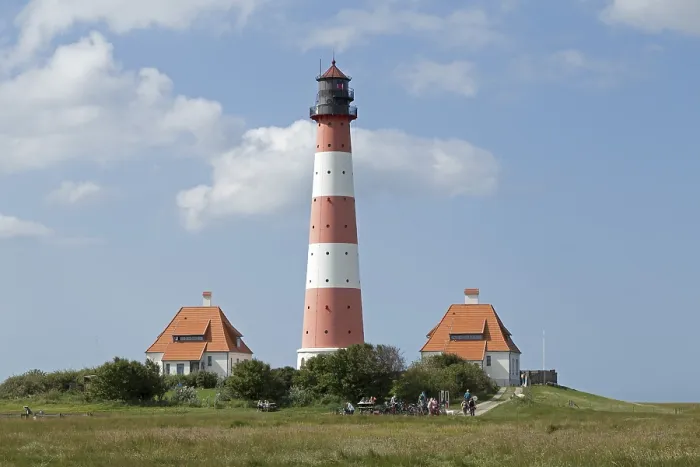 Framed Print : Westerhever Lighthouse Print, Schleswig-Holstein, Germany Framed Print : Westerhever Lighthouse Print, Schleswig-Holstein, Germany