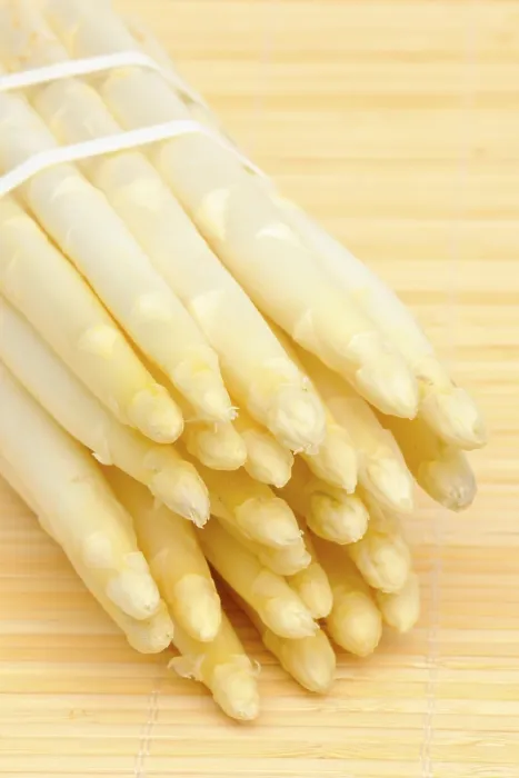 Framed Print : White Asparagus Print - Fresh Delicacy