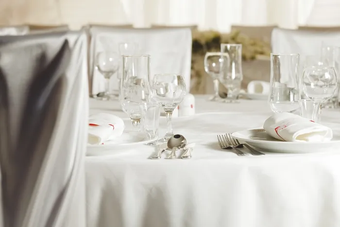 Framed Print : Wedding Dinner Table Setting Print Framed Print : Wedding Dinner Table Setting Print