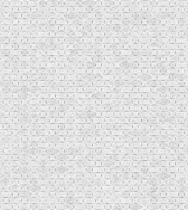 Framed Print : White Brick Wall Print - Uniform Pattern and Clean Texture