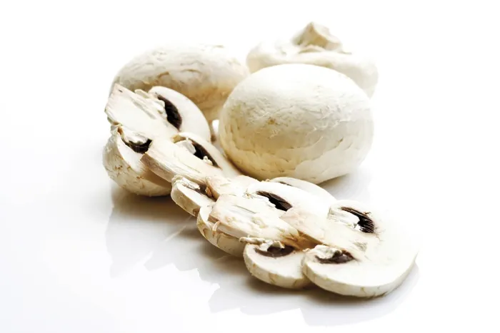 Framed Print : White Button Mushrooms Print