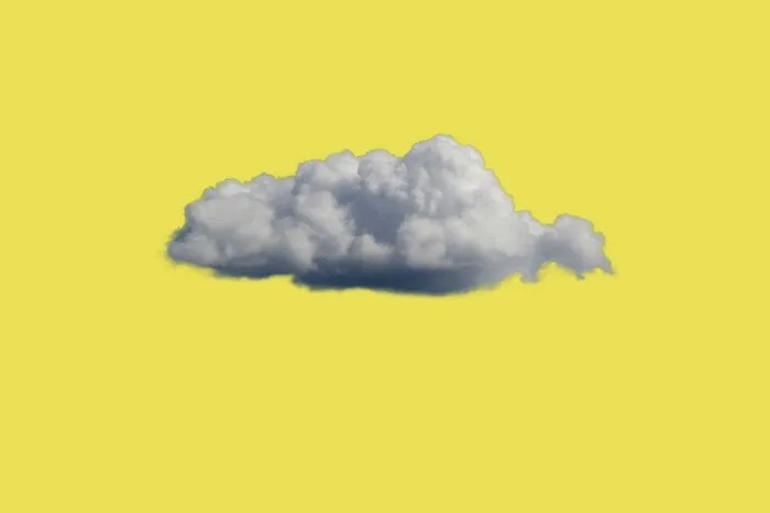 Framed Print : White Cloud on Yellow Sky Print Framed Print : White Cloud on Yellow Sky Print