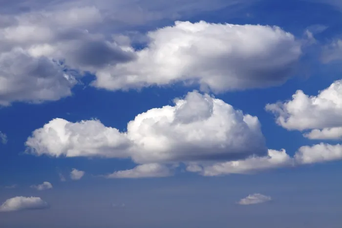 Framed Print : White Clouds in Blue Sky Print Framed Print : White Clouds in Blue Sky Print