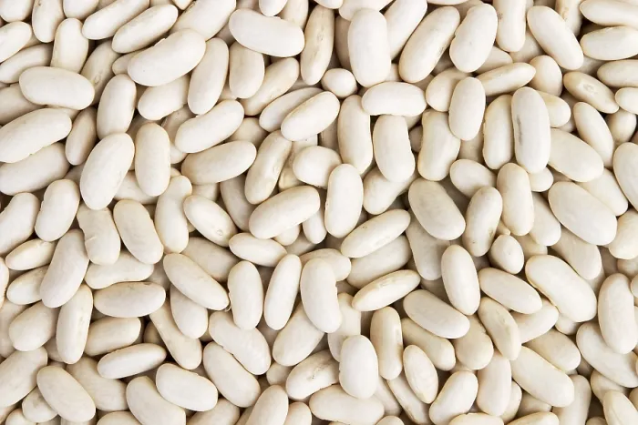 Framed Print : White Dried Beans Print Framed Print : White Dried Beans Print