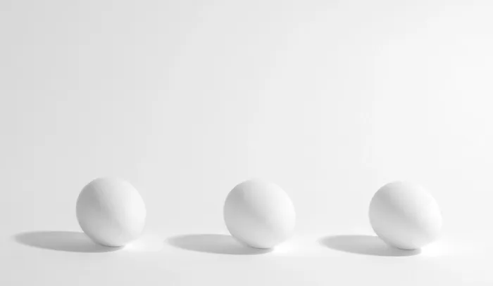 Framed Print : Three White Eggs Print Framed Print : Three White Eggs Print