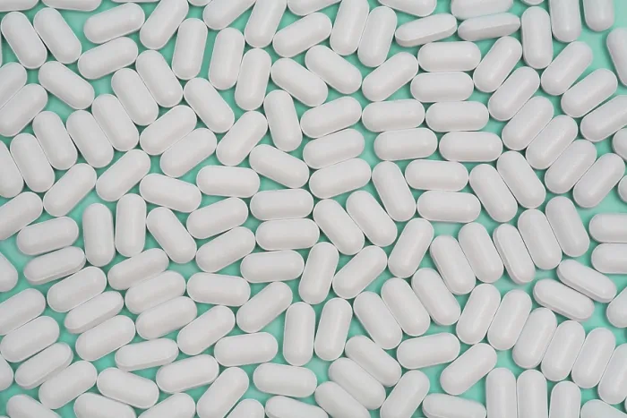 Framed Print : Many White Pills Abstract Print Framed Print : Many White Pills Abstract Print