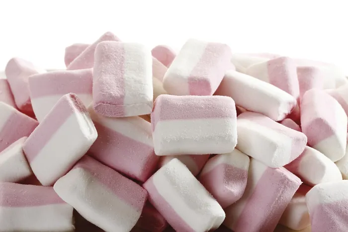 Framed Print : White and Pink Marshmallows Print Framed Print : White and Pink Marshmallows Print