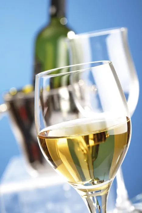 Framed Print : White Wine with Cooler Background Print Framed Print : White Wine with Cooler Background Print