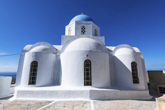 Framed Print : Whitewashed Architecture Print in Pyrgos, Santorini Framed Print : Whitewashed Architecture Print in Pyrgos, Santorini