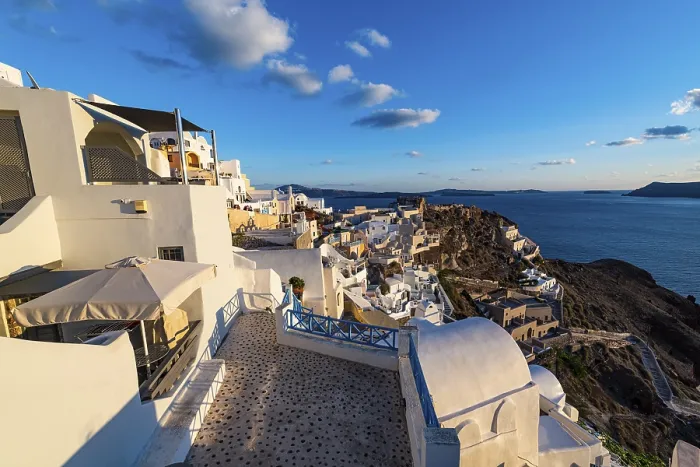 Framed Print : Whitewashed Architecture Print at Oia, Santorini Sunset Framed Print : Whitewashed Architecture Print at Oia, Santorini Sunset