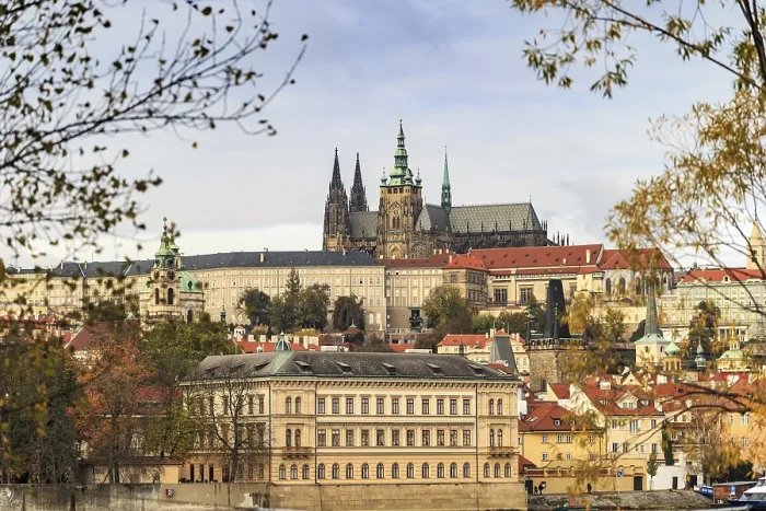 Framed Print : Wide Panoramic View of Prague Castle Complex Print Framed Print : Wide Panoramic View of Prague Castle Complex Print