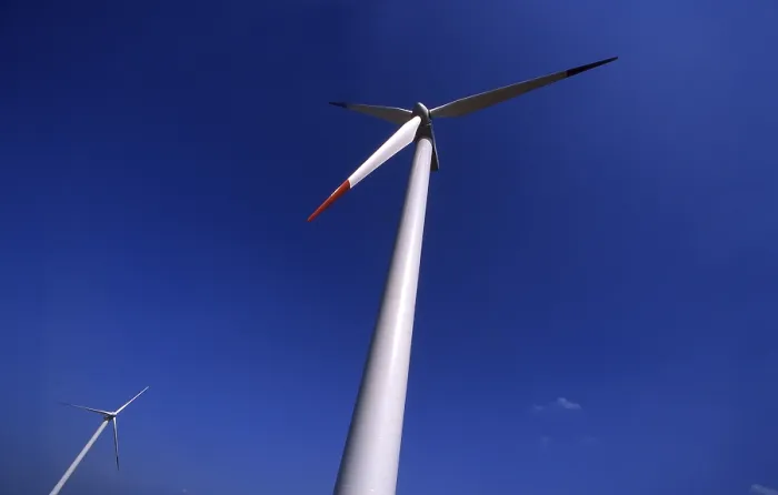 Framed Print : Wind Farm Print - Renewable Energy Installation Framed Print : Wind Farm Print - Renewable Energy Installation