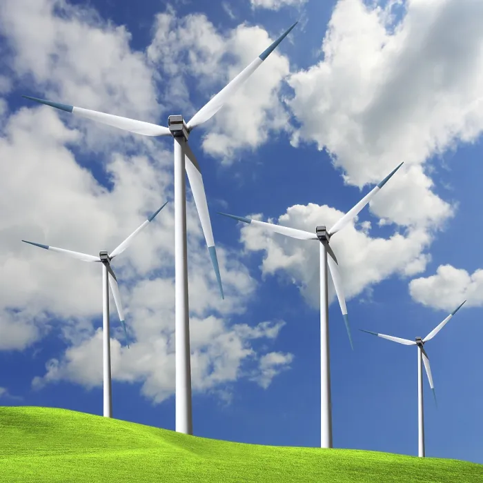 Framed Print : Wind Power Print: Turbine Landscape Framed Print : Wind Power Print: Turbine Landscape