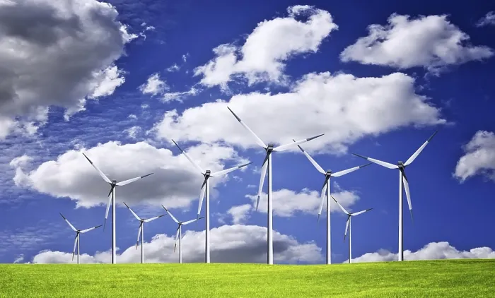 Framed Print : Wind Turbine Print