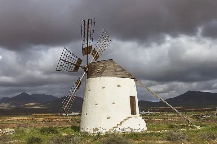 Framed Print : Fuerteventura Windmill Print Framed Print : Fuerteventura Windmill Print