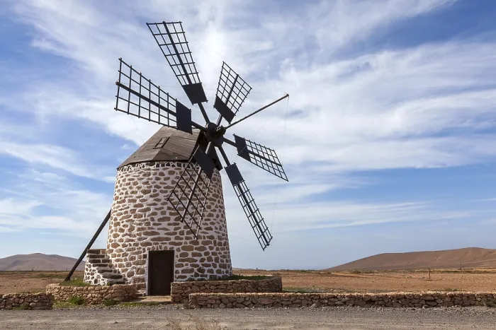 Framed Print : Fuerteventura Windmill Print Framed Print : Fuerteventura Windmill Print
