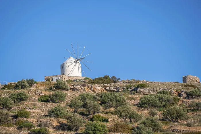 Framed Print : Windmill Print, Lefkes, Paros, Greece Framed Print : Windmill Print, Lefkes, Paros, Greece