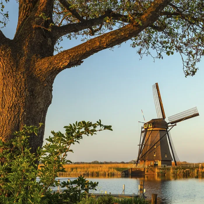 Framed Print : Kinderdijk Windmill Print at Sunset, Netherlands Framed Print : Kinderdijk Windmill Print at Sunset, Netherlands