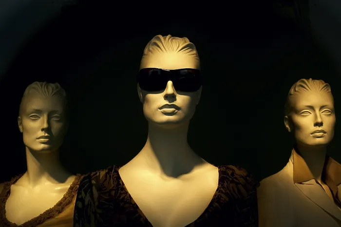 Framed Print : Window Display - Window Dummies Print