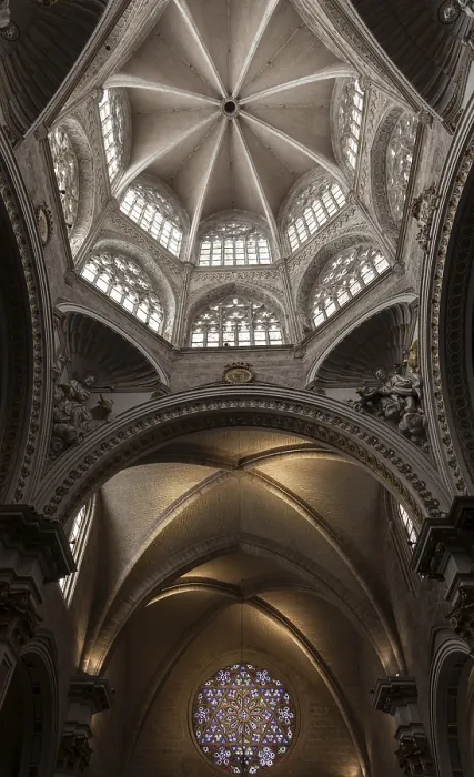 Framed Print : Gothic Cathedral Window Detail Print