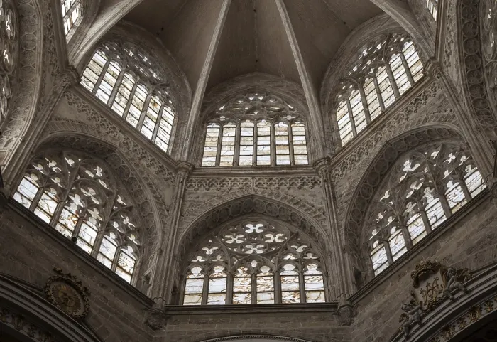 Framed Print : Gothic Cathedral Window Detail Print Framed Print : Gothic Cathedral Window Detail Print