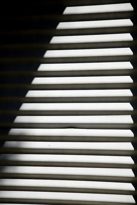 Framed Print : A Window in the Sun as a Striped Texture Print