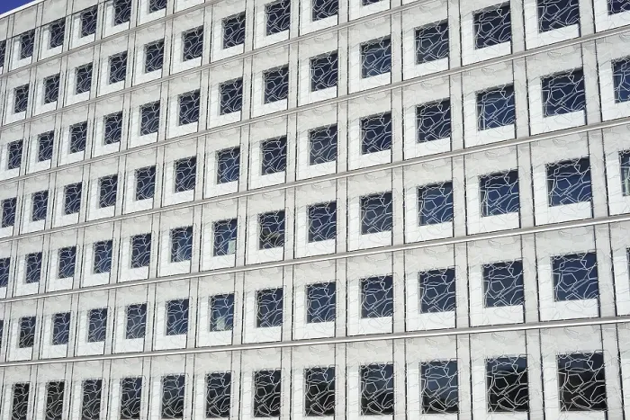 Framed Print : Modern Building Windows Print Framed Print : Modern Building Windows Print